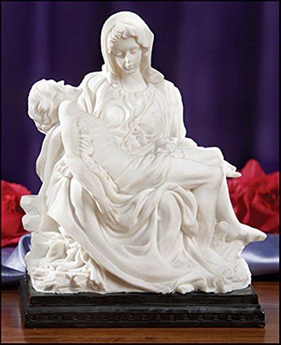 Mother Madonna With Jesus Christ Michelangelos Pieta 8 Inch White ...