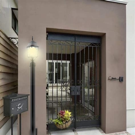 Buy ZJOJO Outdoor Post Light 2 Pack,Outdoor Pole Lantern Fixture with ...