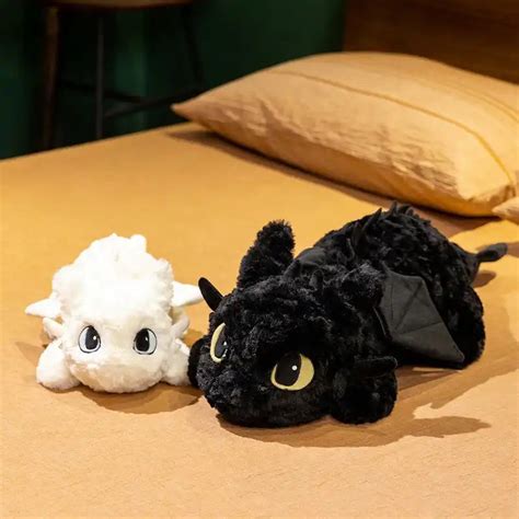Night & Light Fury Dragons Plush