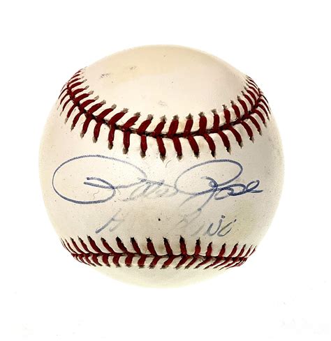 Lot - Pete Rose Autographed Baseball