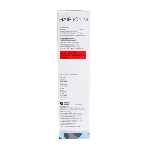 Hairjoy M 5% Topical Solution 60 ml Price, Uses, Side Effects ...