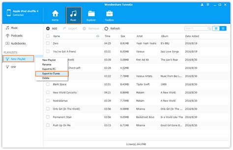 Come trasferire musica da iPod shuffle in iTunes | Trasferire canzoni ...