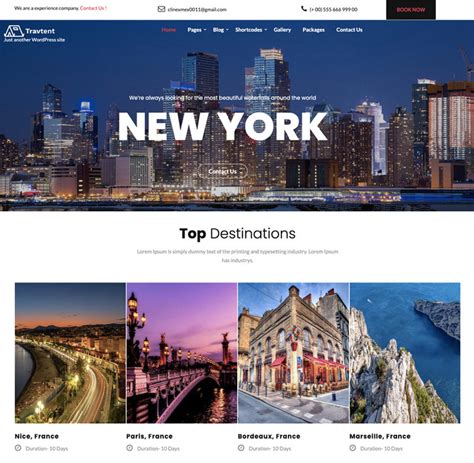 Free Tours WordPress Theme – Luzuk