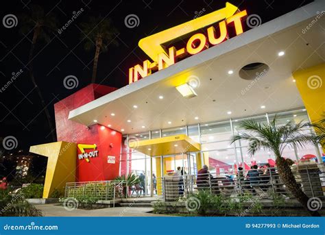 In-N-Out Burger editorial stock photo. Image of hamburger - 94277993