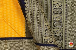 Kanchipuram Yellow Silk Sarees, Yellow Shade Kanjivaram | Panjavarnam ...