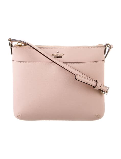 Kate Spade New York Leather Crossbody Bag - Pink Crossbody Bags ...