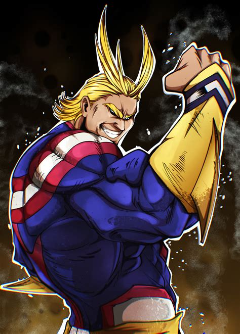 All Might - Process | Behance