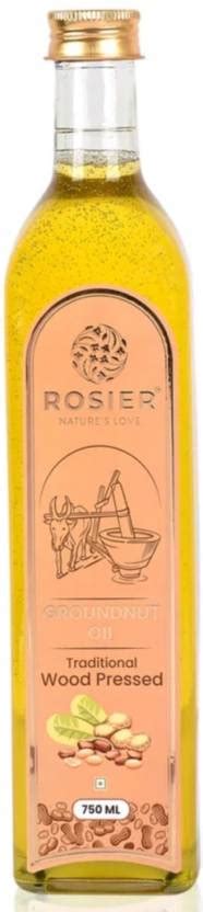 ROSIER Wood Pressed Organic Ground Nut Oil, Single Filtered, Natural ...