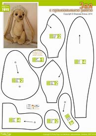 Image result for Free Stuffed Bunny Sewing Pattern