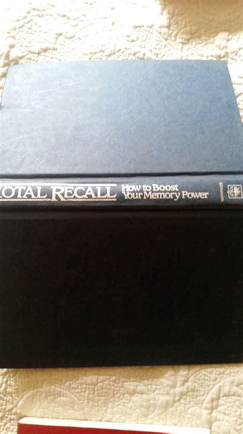 Buy Total Recall: How to Boost Your Memory Power Book Online at Low ...