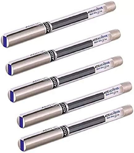 ADD Gel Achiver Gel Pen Pack 5 Gel Blue Pen (Pack Of 5) : Amazon.in ...