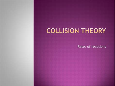 Image result for Collision Theory Example