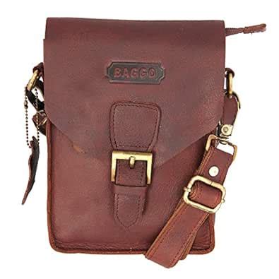 Buy Baggo Unisex Slingbag (Brown) at Amazon.in