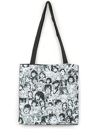 ComicSense.xyz Ahegao Anime Tote Bag for Men and Women | Shoulder ...