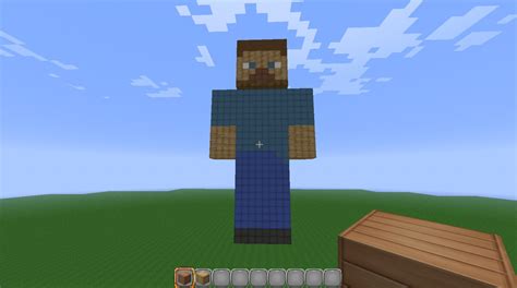 Image result for Minecraft Steve Skin Statue Tutorial