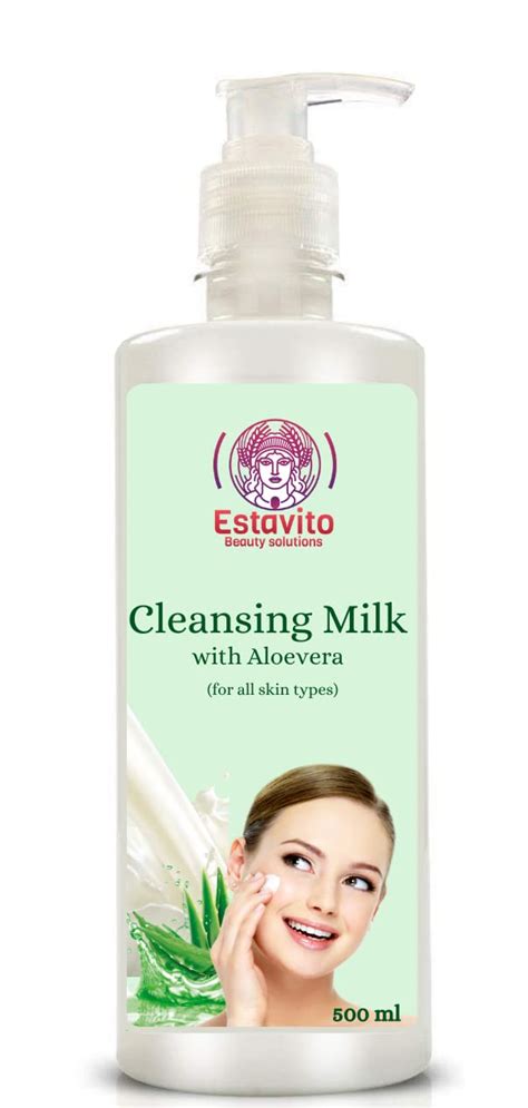 Buy ESTAVITO Cleansing Milk 500ml With Aloevera | Deep Cleanses ...