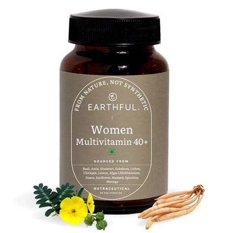 Earthful Multivitamin for Women 40+, 50+, Nearing Menopause | Improved ...
