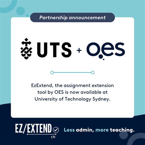 UTS partners with OES to use EzExtend for student extensions. | Online ...