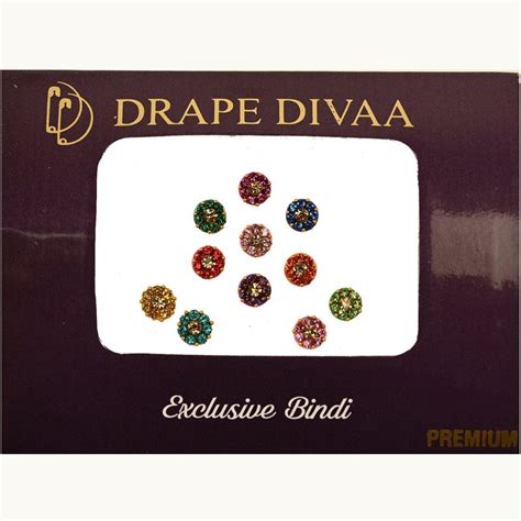 Buy Latest Design Stone Bindi - DD-TI-1158 | Drape Divaa