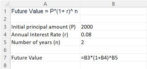 Image result for Excel Compound Interest
