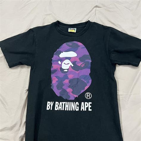 Bape tshirt (purple camo) men’s size small Super... - Depop