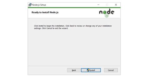 Node.js Installation On Windows 10 的图像结果