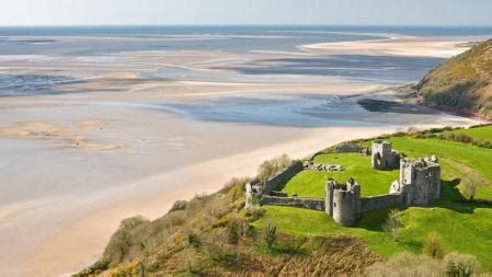 Soñando con caballeros en el castillo de Llansteffan