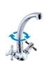 Robinet de douche GENERIQUE Mélangeur lavabo MORAVA à émerillon | Darty