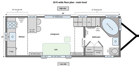 Tiny House On Wheels Floor Plans With No Loft - Home Alqu