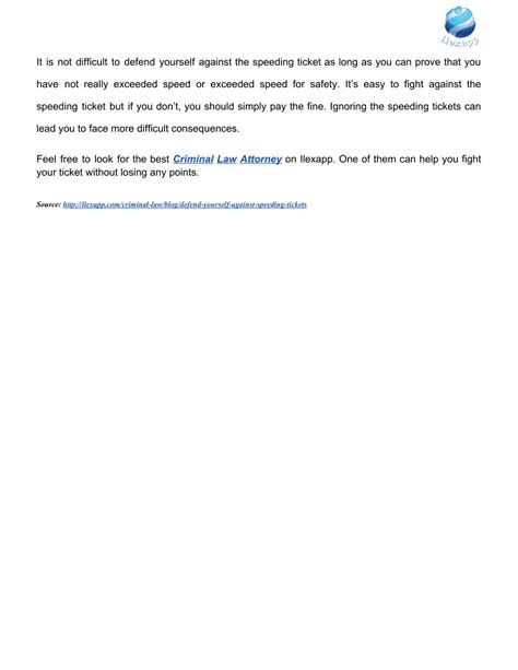 PPT - Defend Yourself Against Speeding Tickets PowerPoint Presentation ...