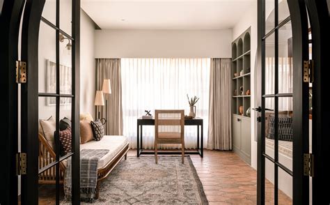 This elegant bachelorette pad in Chennai is reminiscent of a Spanish ...