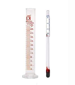 Buy SEEKING SOLUTION- Borocilicate Mesuring Cylinder 250 ml. with Clear ...