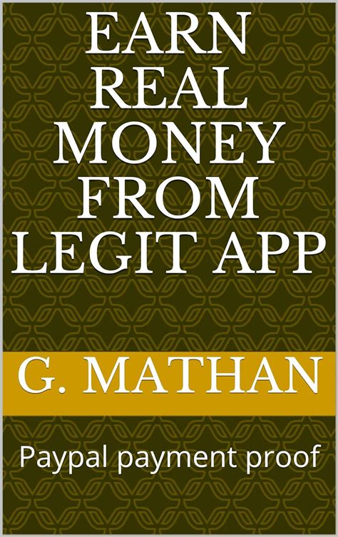 Earn real money from legit app: Paypal payment proof (Earn money Book 1 ...