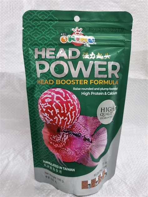 okiko Head Power Flower Horn Fish Food I Head Booster Formula : Amazon ...