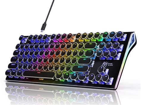 Amazon.in: Buy RK ROYAL KLUDGE S87 Typewriter Mechanical Keyboard, Hot ...