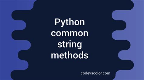 Image result for Common String Methods