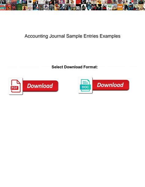 Image result for Accounting Journal Entry Examples