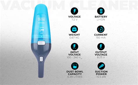 BLACK+DECKER WDC215WA-IN 7.2 V,10.8W Lithium-Ion Wet and Dry Cordless ...