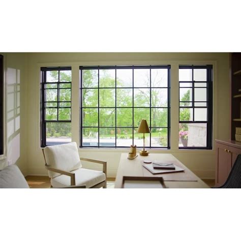 Pella Lifestyle Hidden Screen 26.726-in x 19.245-in Black Aluminum ...