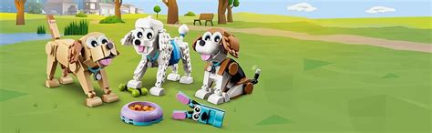 LEGO Creator Adorable Dogs 31137 Building Toy Set; Featuring Beagle ...