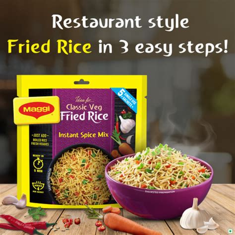 Maggi Classic Veg Fried Rice Instant Spice Mix Price in India - Buy ...