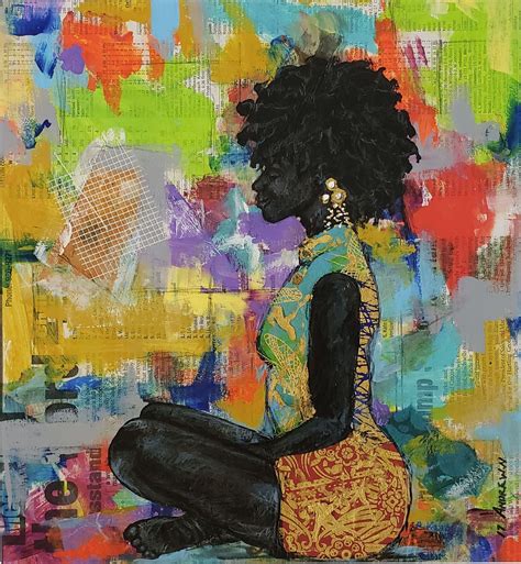 African American Female Black Art at Carmine Hunter blog