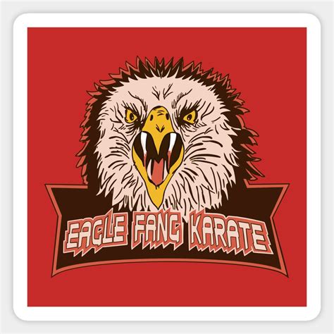 Eagle Fang Karate Logo Sticker | Eagle Fang Karate | Karate kid, Karate ...