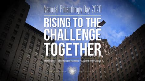National Philanthropy Day 2020: Rising to the Challenge | Detroit PBS ...