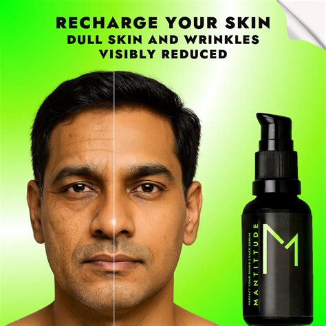 Face Serum for Men with Retinol – Anti-Ageing & Brightening – Mantittude