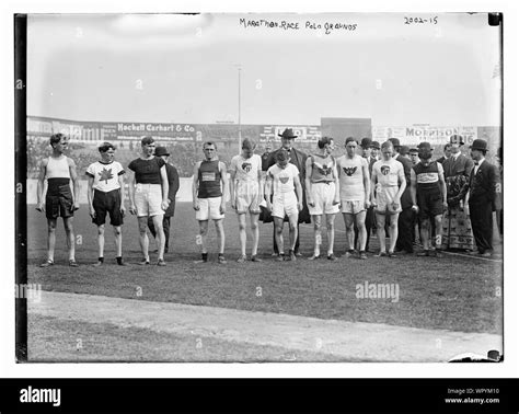 Marathon Race, Polo Grounds Stock Photo - Alamy