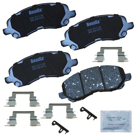 Bendix Disc Brake Pad Set, CFC866 CFC866 | Zoro