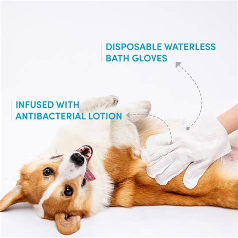 Fofos 8 Waterless Wash Gloves For Dogs & Cats – ShakeHands