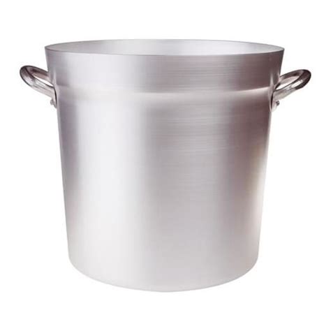 Pentola Agnelli In Alluminio Da 40 Cm - Con 2 Maniglie Inox, Perfetta Per Cucine Professionali E Domestiche