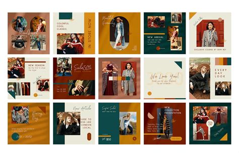 Fashion Store Instagram Posts Stories Pack – Ms.Melon